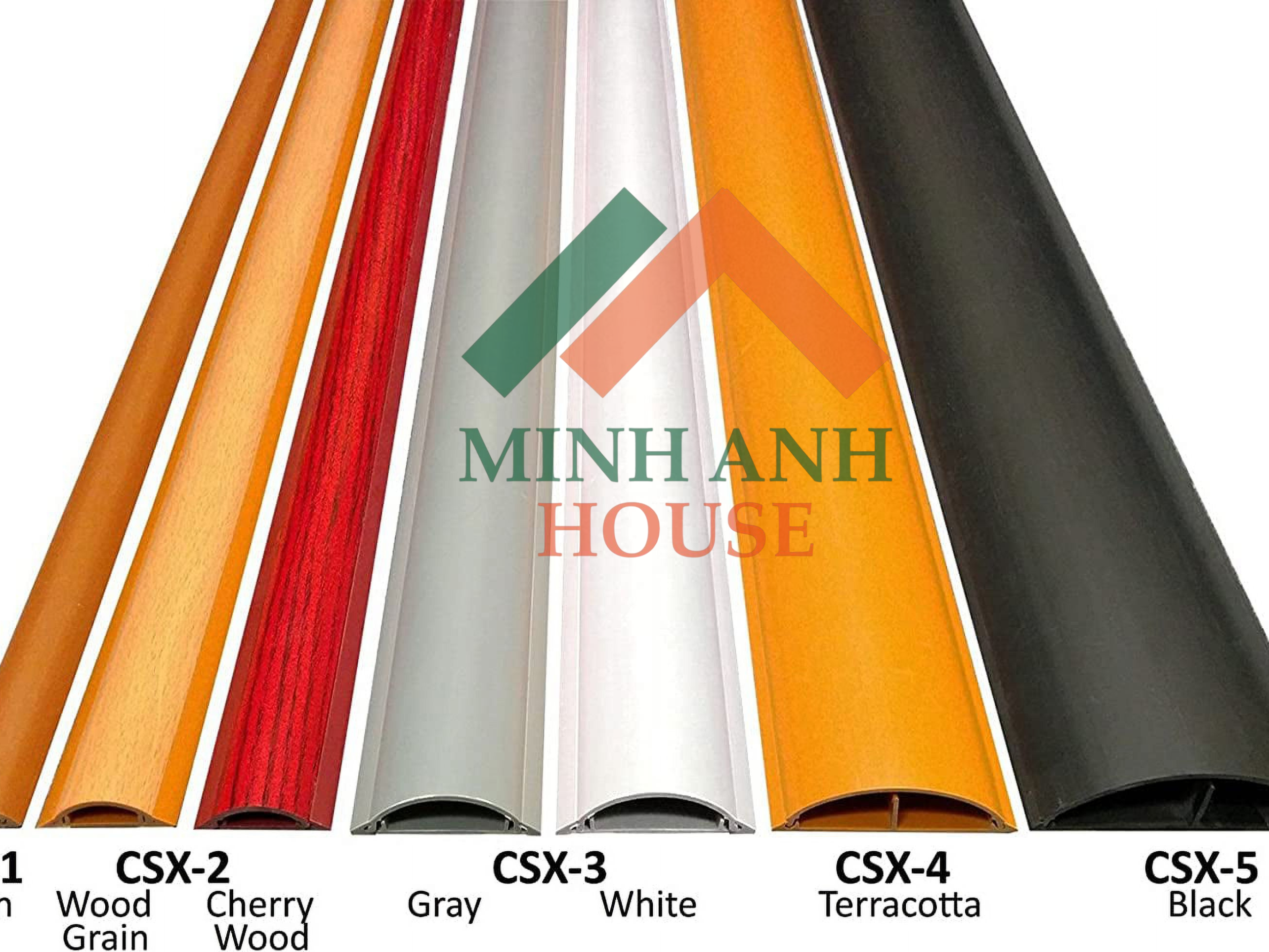 Nẹp Luồn Dây Điện Bán Nguyệt MAH03