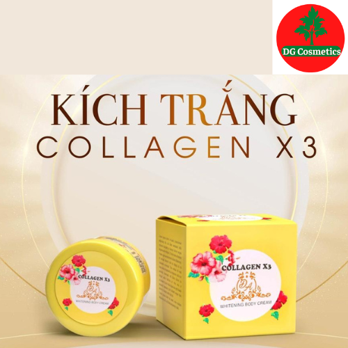 Siêu Kích Trắng Collagen X3 kích trắng da toàn thân, nâng tone body