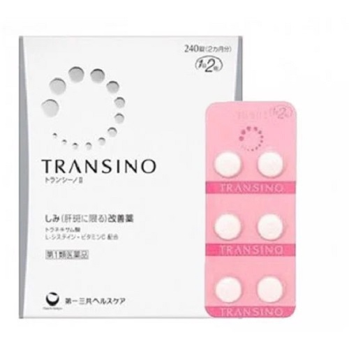 Viên uống ngừa nám, tàn nhang Transino Whitening 240 viên