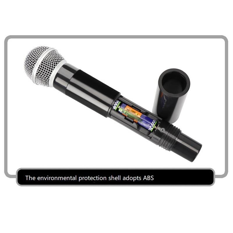 Micro Cầm Tay Không Dây Sạc Pin UHF Dynamic Hypercardioid Dùng Để Hát Karaoke / Tiệc Tùng / Nhà Thờ Trường Học