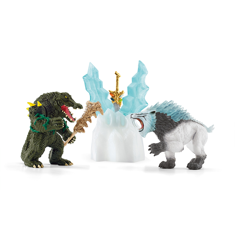 Đồ Chơi Mô Hình SCHLEICH Trận Chiến Pháo Đài Băng Eldrador 42497