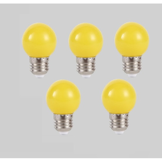 Combo 50 bóng đèn led búp chanh 1w trang trí trong nhà ngoài trời giá sỉ