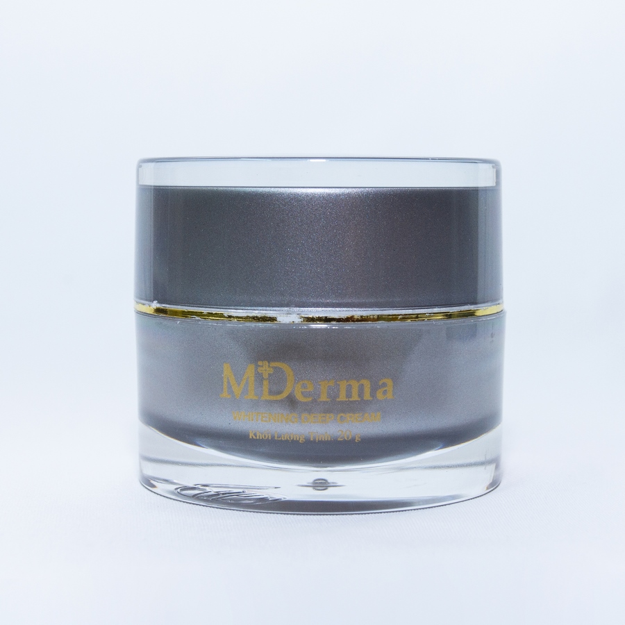 Kem dưỡng sáng da MDerma Whitening Deep Cream - 20gr - Dành cho da Sạm, Nám, Tàn nhang [Trắng đồng đều và bền lâu]