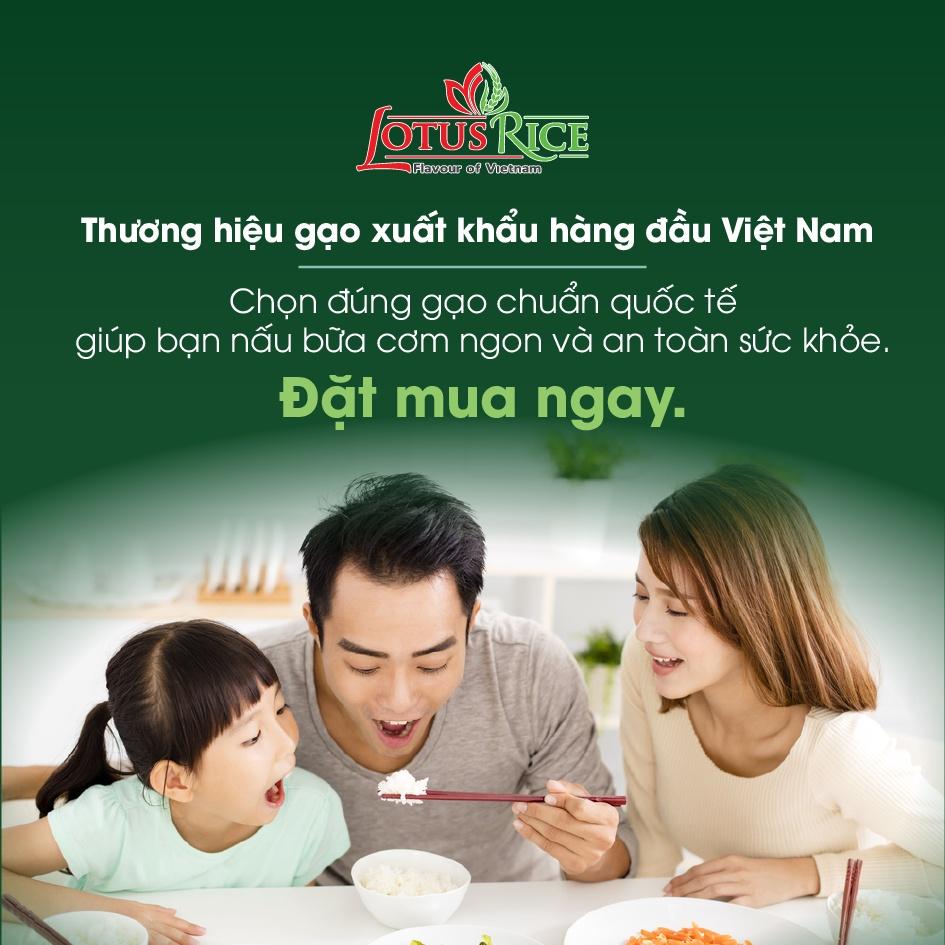 Gạo Thơm Lài Lotus Rice 2kg - Cơm ngon dẻo vừa