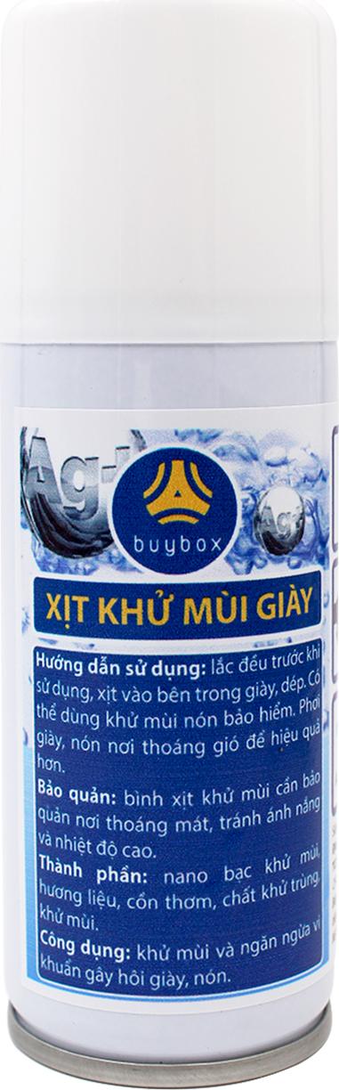 Hình ảnh Xịt khử mùi giày ngăn ngừa vi khuẩn và ngăn mùi hôi, mùi khắm giày - buybox - PKBB61