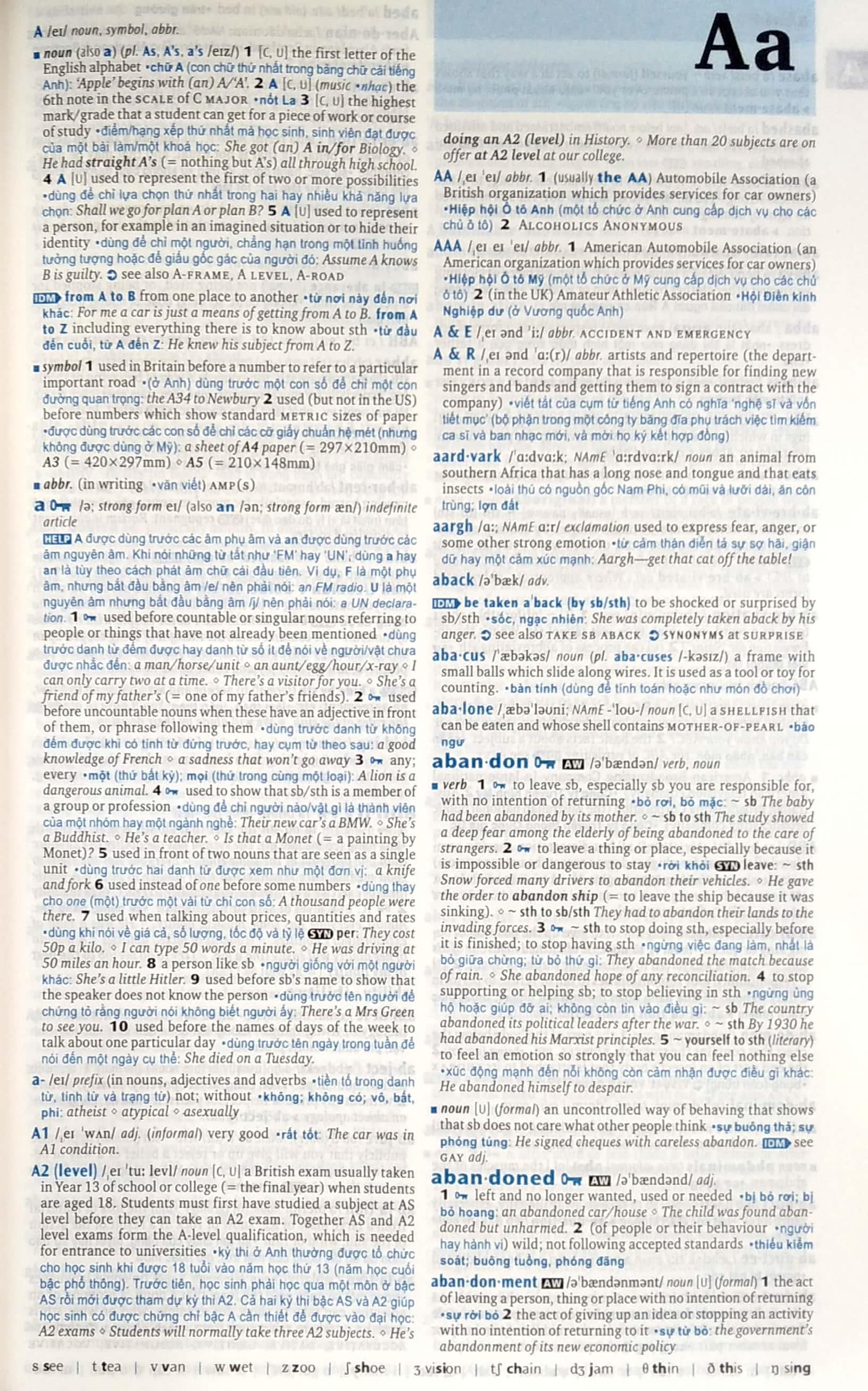 Sách ngoại văn: Oxford Advanced Learner's Dictionary