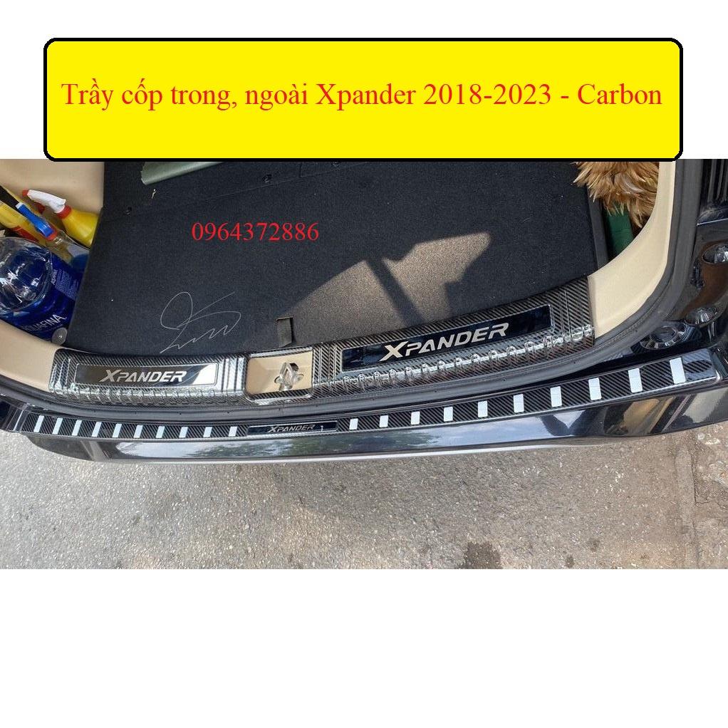 Trầy cốp trong, ngoài xe Xpander 2018-2023 vân carbon cao cấp