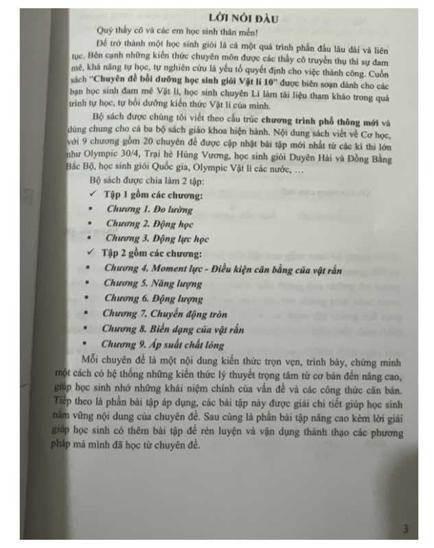 Sách - chuyên đề bồi dưỡng học sinh giỏi vật lí 10 - tập 1