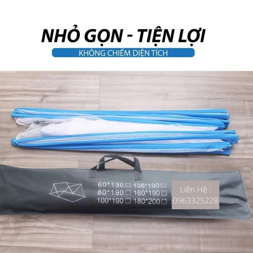 Màn chụp tự bung gấp gọn mẫu mới nhất 2021 Mùng chụp người lớn kiểu xếp Kiều Phi