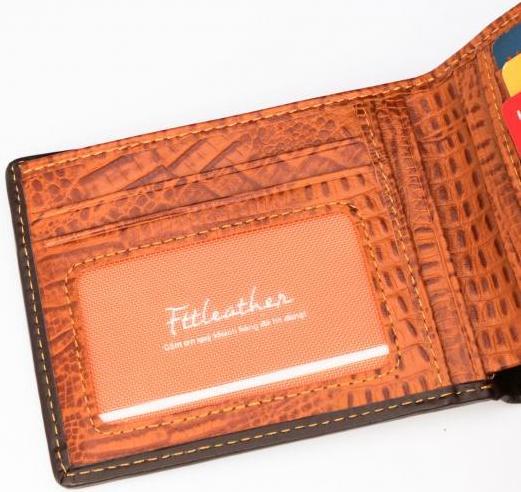 Ví da nam FTT LEATHER mã VDDVCS08