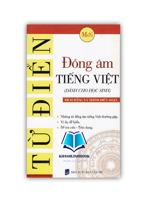 Sách - Từ Điển Đồng Âm Tiếng Việt (Dành cho học sinh)
