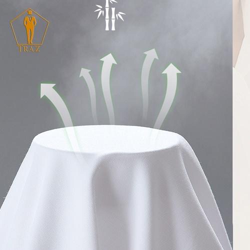 Áó Sơ Mi Nữ TRAZ Dài Tay Dáng Suông Rộng Unisex Màu Trắng, Đen, Xám, Xanh, Hồng, Đỏ