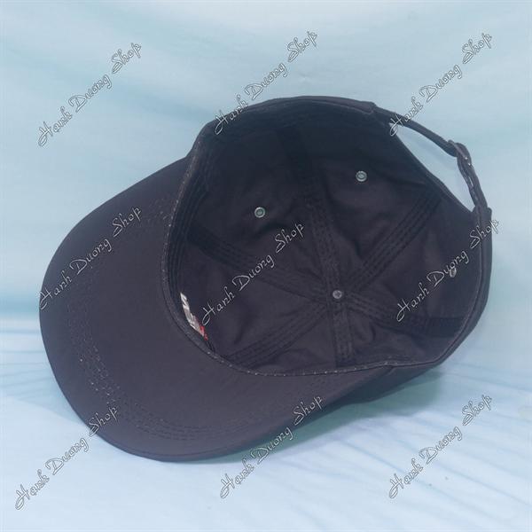 Nón kết thêu chữ Ở Hiền Gặp Phiền có khóa tăng giảm size phía sau - Đen