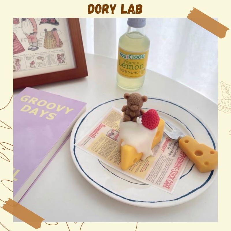 Nến Thơm Handmade Trang Trí Gấu Con - Dory Lab