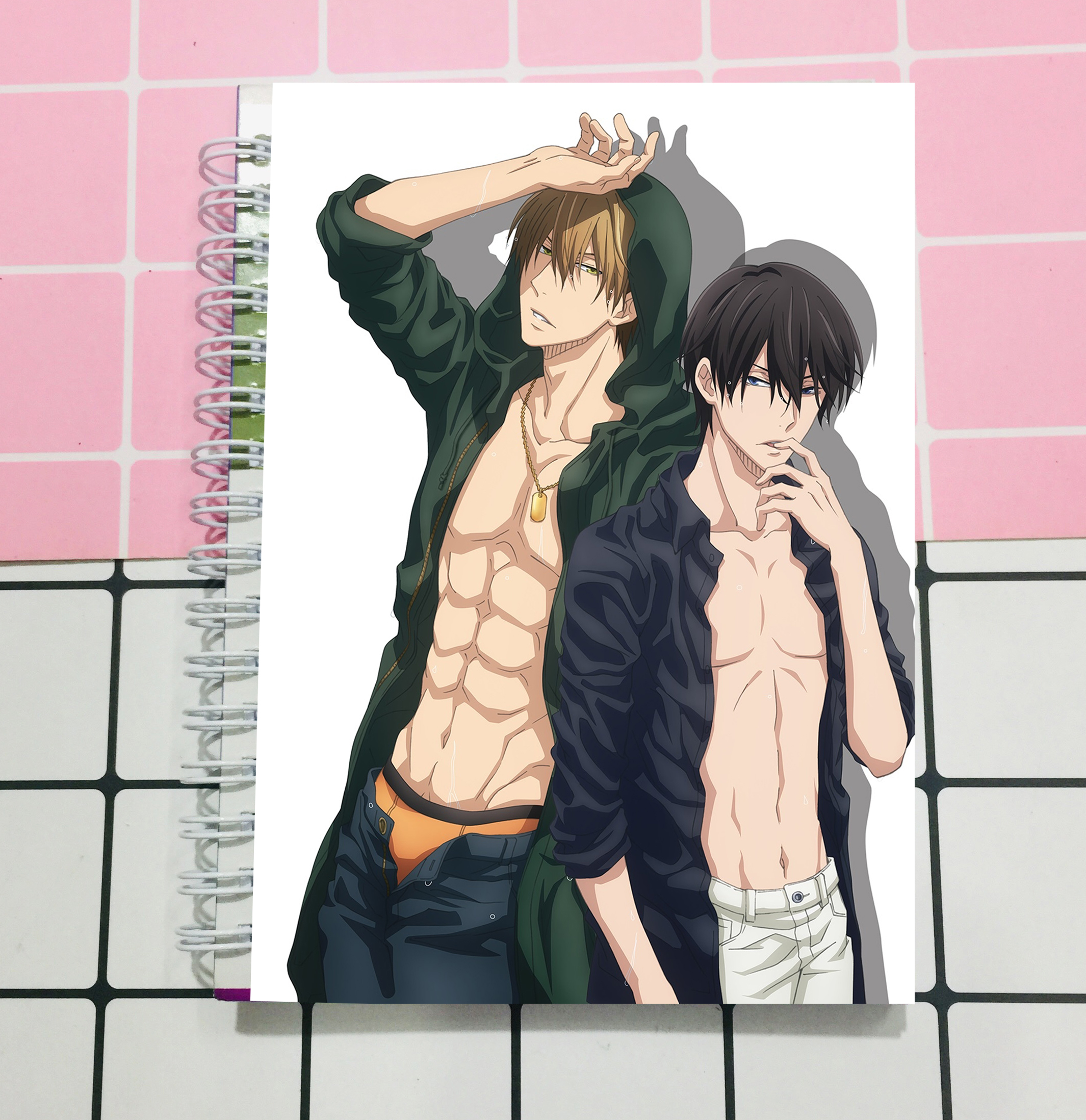 Combo 2 Sổ gáy xoắn Dakaretai Otoko nhiều mẫu khác nhau ngẫu nhiên