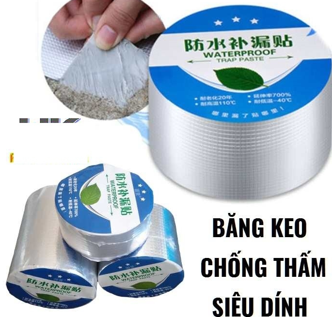 BĂNG KEO SIÊU CHỐNG DÍNH NƯỚC XỊN XÒ 10CM-HT