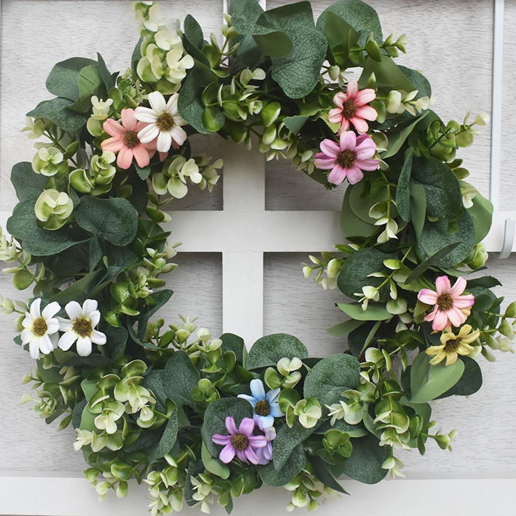 42cm Floral Wreath Door Wreath Artificial Wreath for Front Door