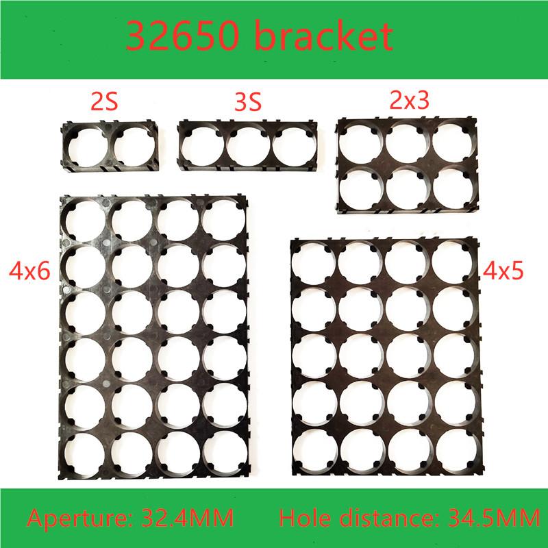 32650 giá đỡ pin lithium kết hợp cố định nối khóa kết nối ghế pin hình trụ Màu sắc: 2S 10 CHIẾC