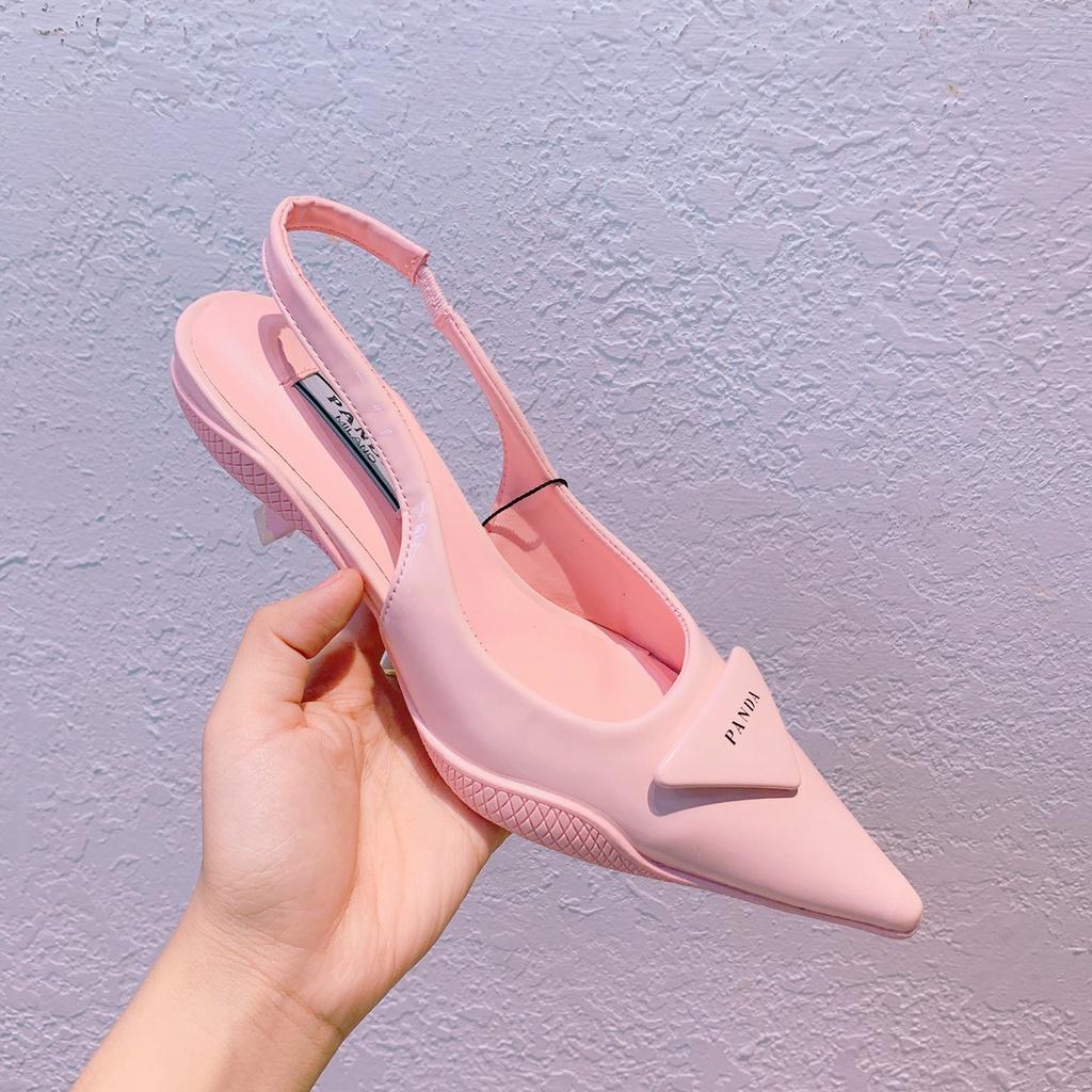 GIÀY SANDAL MŨI NHỌN GÓT CAO QUẢNG CHÂU CAO CẤP DE2991