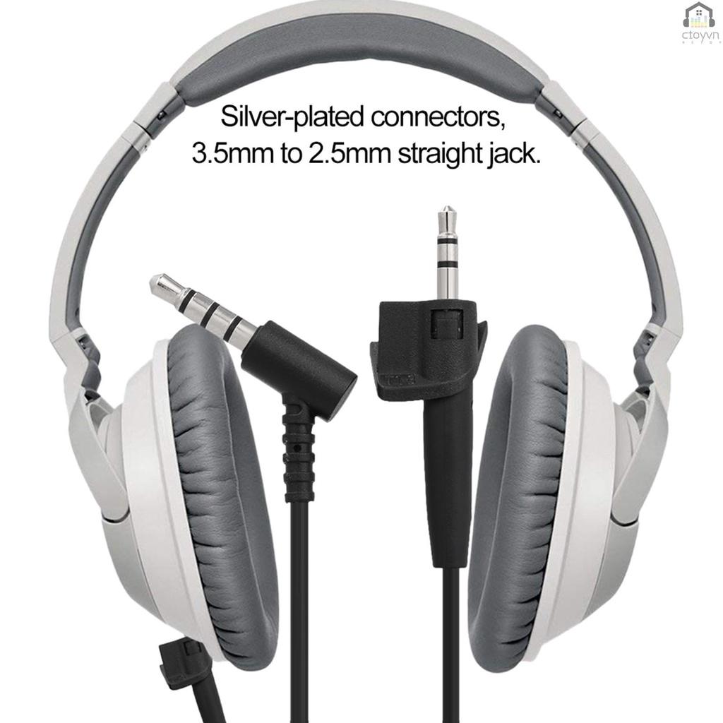 Cáp chuyển đổi âm thanh 3.5mm sang 2.5mm cho tai nghe BOSE AE2