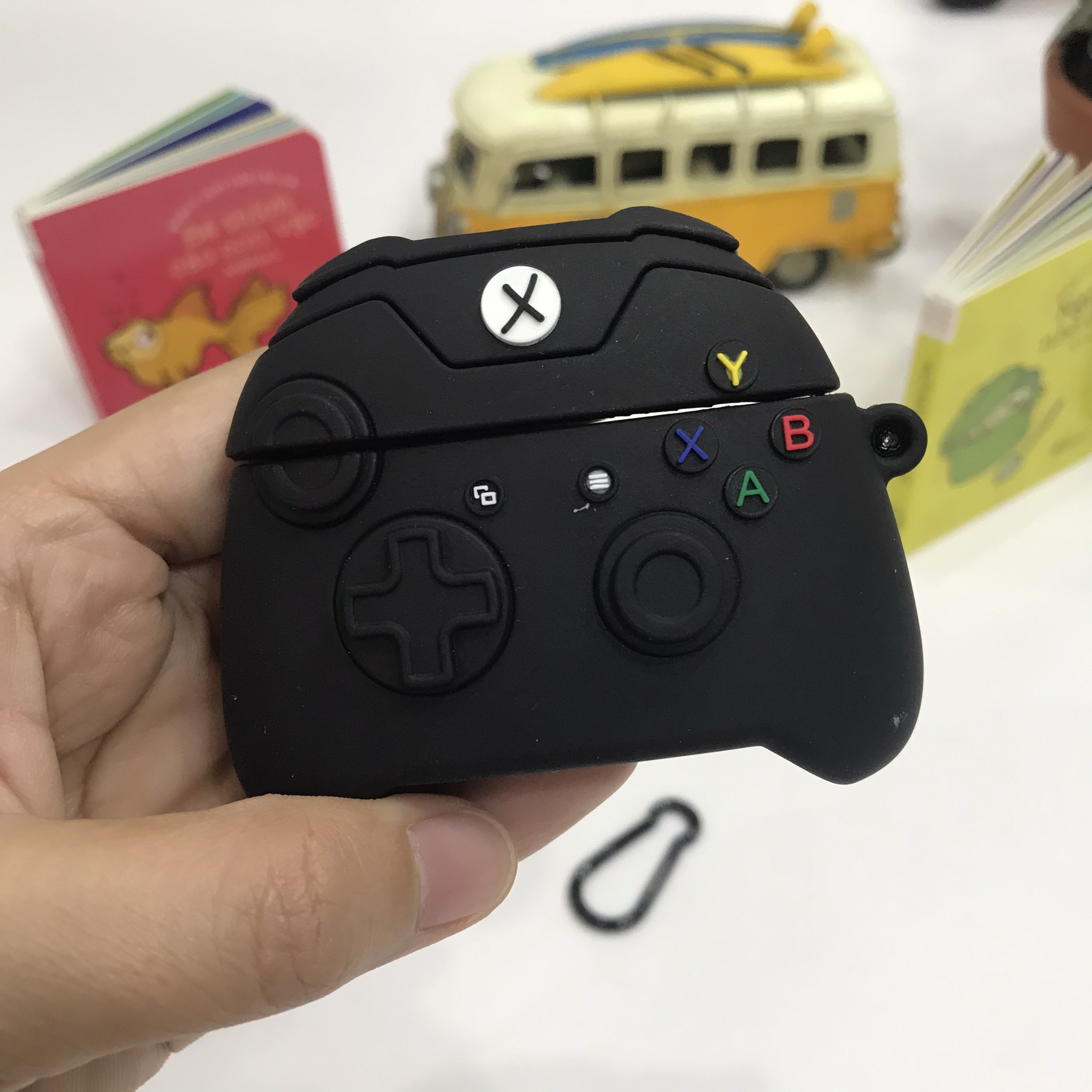 Bao Case Silicon Cho Tai Nghe Apple AirPods Pro - Tay Cầm Chơi Game Màu Đen