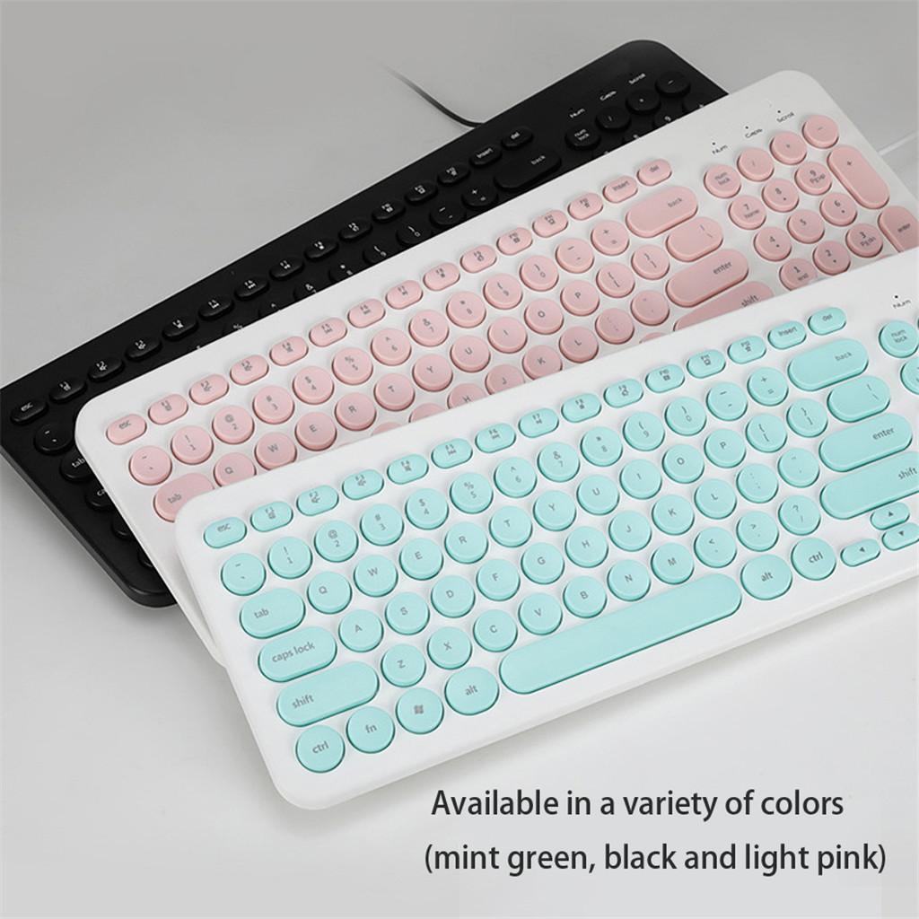 Ultra Thin Keyboard Multimedia Wired USB 96 Keys Office Keyboard