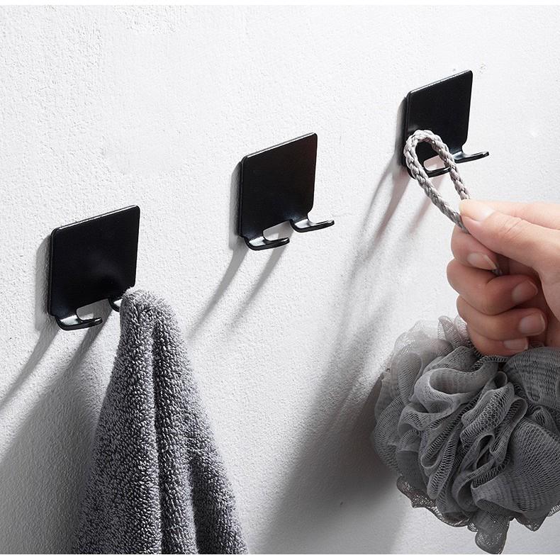 Giá Treo Cây Cạo Râu Trong Nhà Tắm, Móc Treo Đồ Đa Năng Bằng Inox Chắc Chắn, Tiện Dụng Chắc Chắn, Sang Trọng. TakyHome 2012 Đen