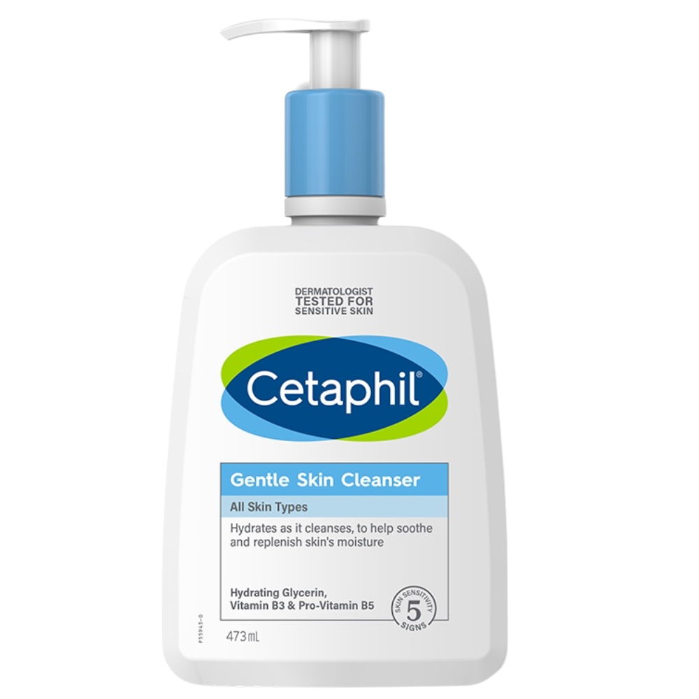 Sữa Rửa Mặt Cetaphil Gentle Skin Cleaner (500ml) + Tặng kèm khẩu trang vải