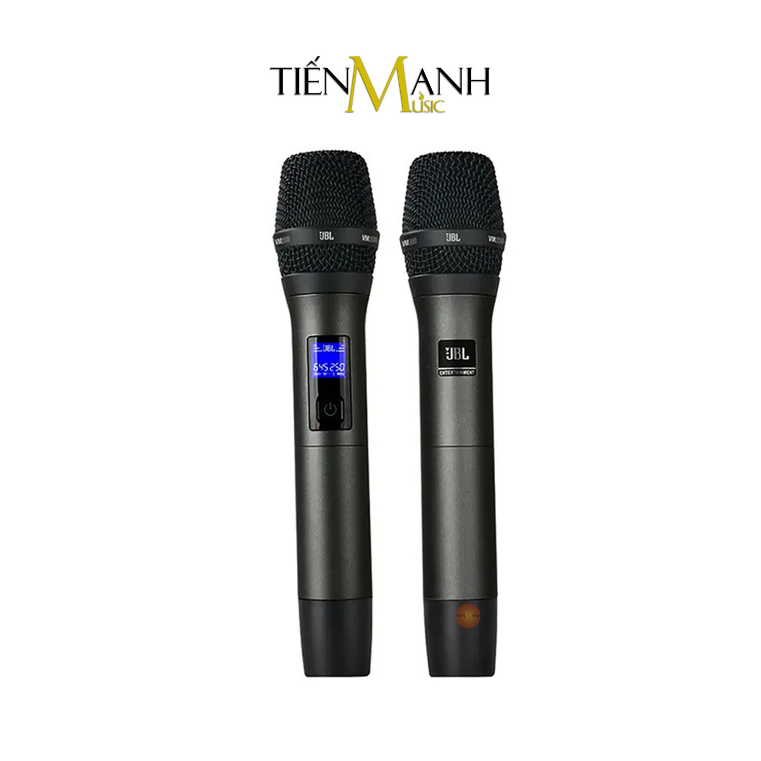 Bộ 2 Micro Không Dây JBL VM200 - Mic Cầm Tay Vocal Microphone Karaoke Wireless Hàng Chính Hãng - Kèm Móng Gẩy DreamMaker