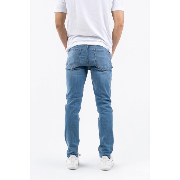 QUẦN JEAN NAM TRƠN FORM SLIM XANH ĐẬM và XANH NHẠT - 10F22DPA002 | LASTORE MENSWEAR