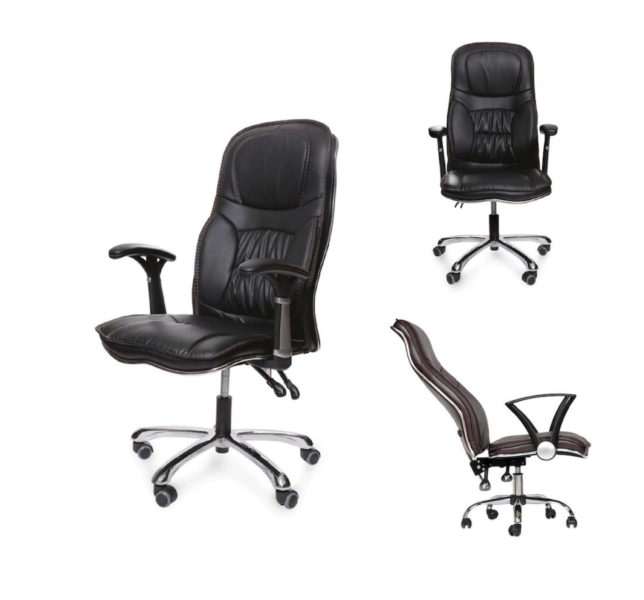 Ghế Văn Phòng Thư Giãn Kèm Ngả Lưng AZP-305 Màu Đen - Hàng Nhập Khẩu