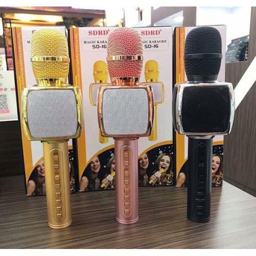 Micro Karaoke Kèm Loa Bluetooth SD16 Cực Hay