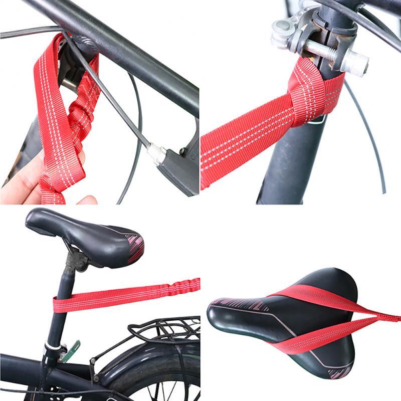 Xe Đạp Thun Dây Xích Dây Nylon Lực Kéo Dây Cha Mẹ-Con MTB Xe Đạp Kéo Dây An Toàn Đi Xe Đạp Thiết Bị Ngoài Trời Dụng Cụ Trang Sức Giọt