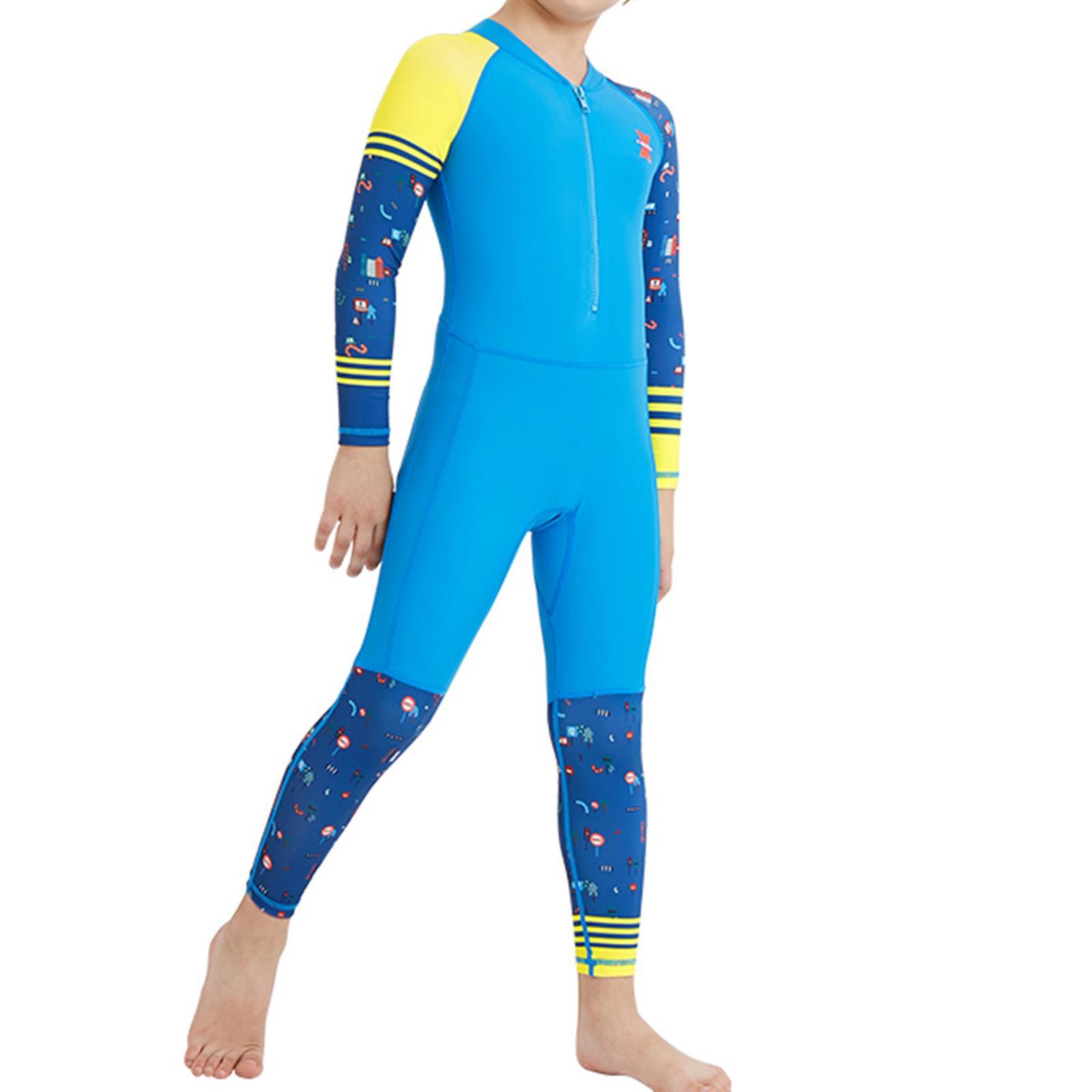 Kids Wetsuit Diving Swimsuits Water Resistant Long Sleeve Thermal Full suits for Swimming