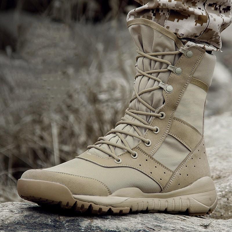 Khóa đào tạo mùa hè Khởi động nam giới Phụ nữ Leo lên đào tạo hạng nhẹ Boots Boots ngoài trời đi bộ đường dài. Color: Black Canvas Shoe Size: 38