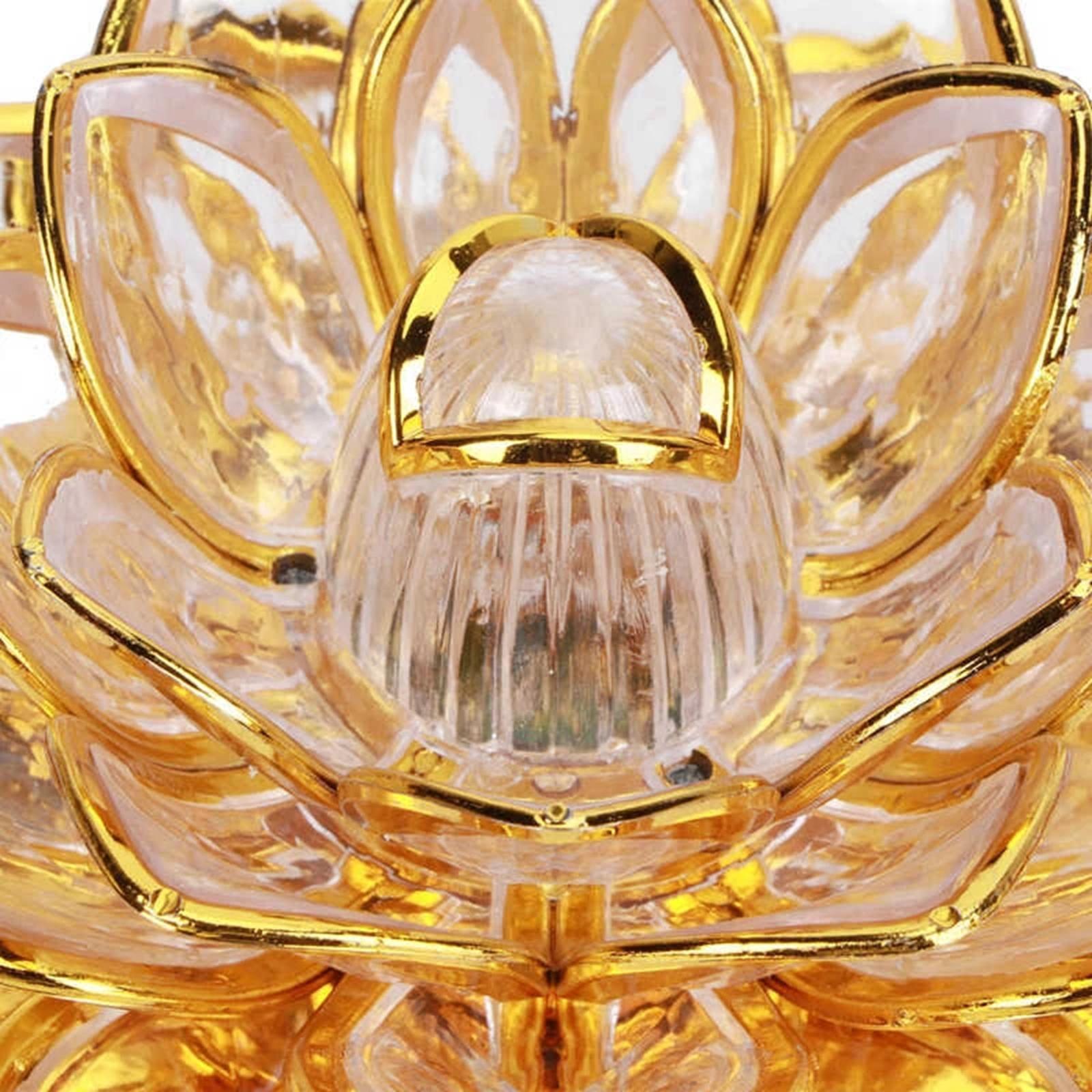 Portable Lotus Lamp Buddha Lotus Light for Temple Home Decor