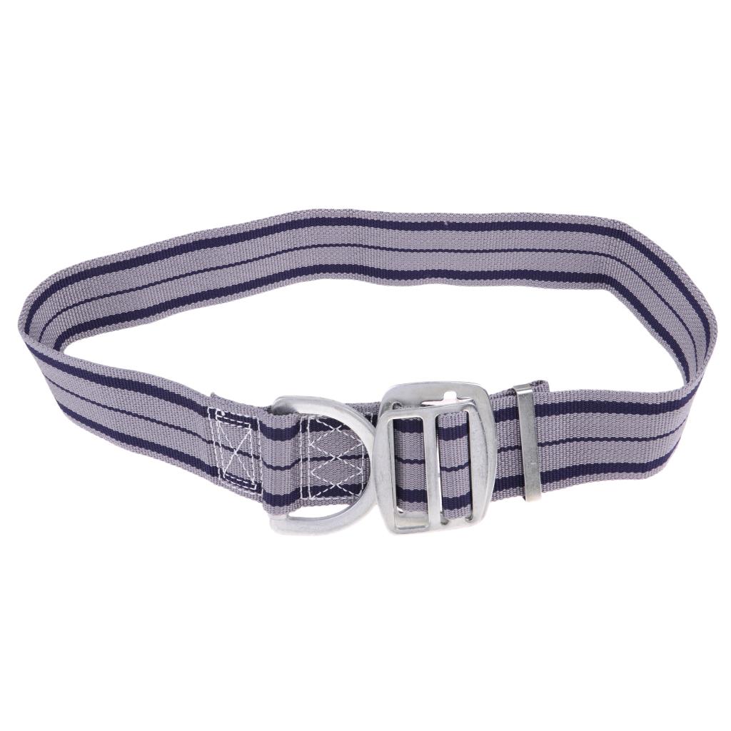 Safety Waist Belt Fall Arrest Climbing Harness with D Ring, Rappelling Equip
