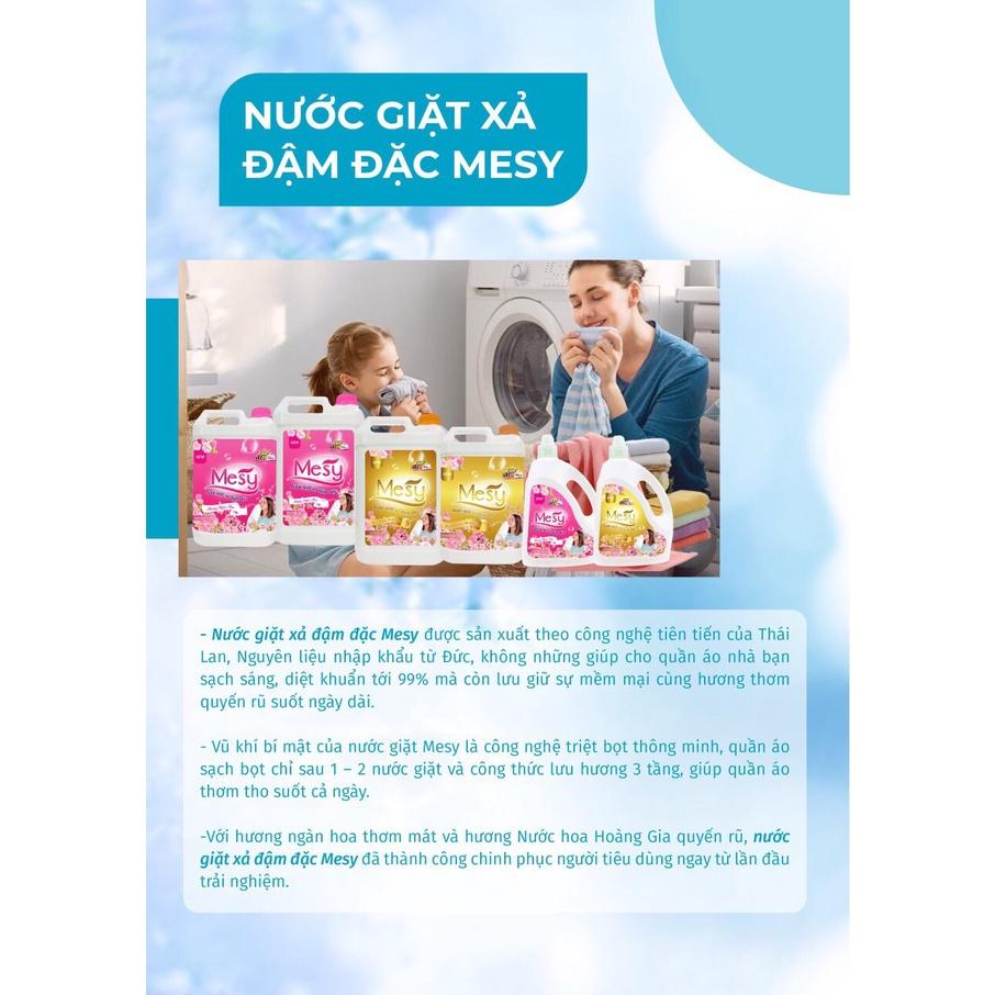 Nước giặt xả Mesy hương ngàn hoa loại 5 Kg