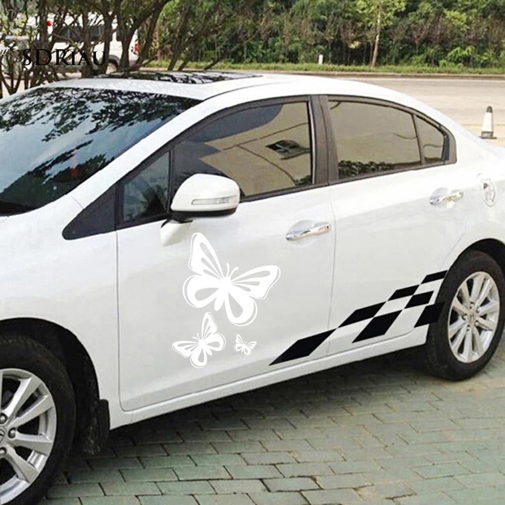 Hình Dán Con Bướm Chống Thấm Nước Trang Trí Xe Hơi