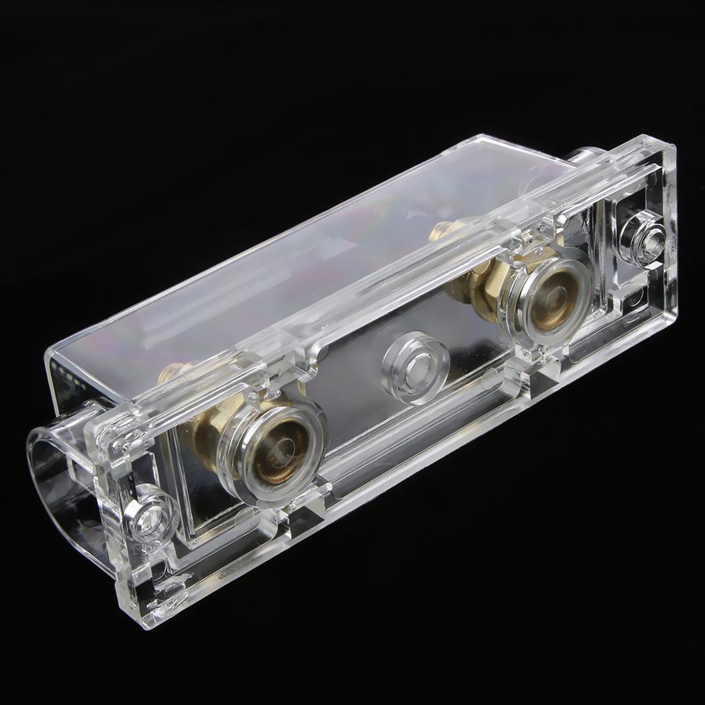 Car Audio Inline Stereo ANL Fuse Holder 0 4 8 Gauge Wire + 300 AMP Fuses