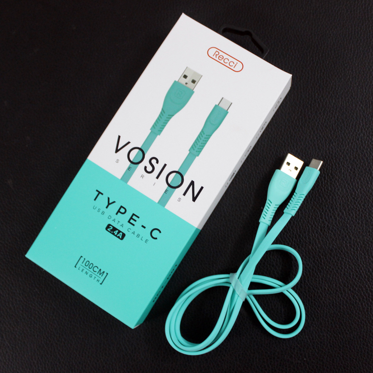 Cáp Micro-USB Recci Vosion xám