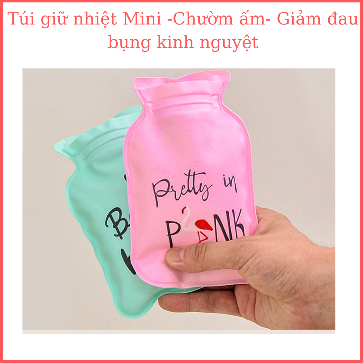 Túi giữ nhiệt chườm nóng/lạnh mini dễ thương Chườm bụng kinh và vết thương Túi chườm nóng lạnh hoạt hình cute 350ml