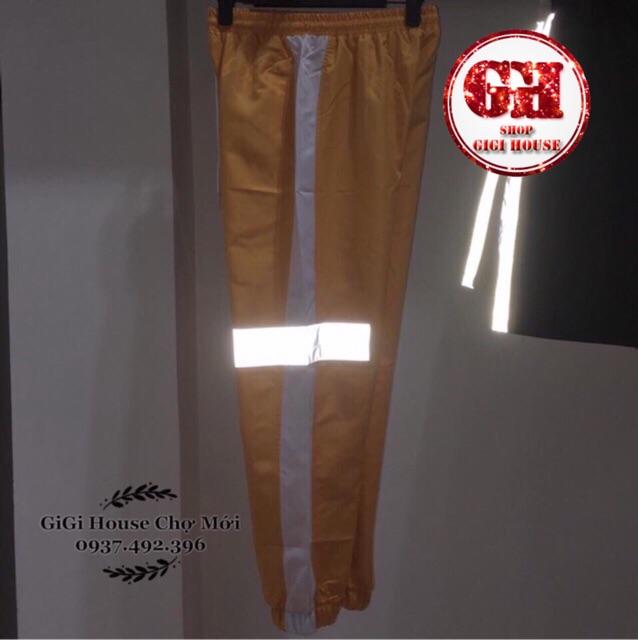 Quần Jogger Dù Nam Nữ Phản Quang