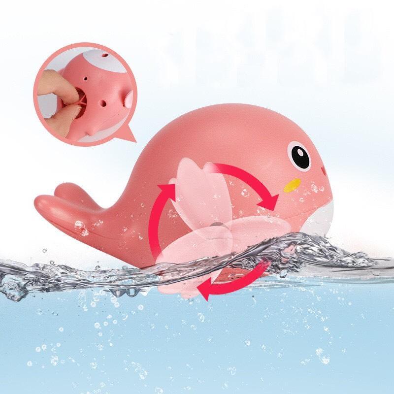 Đồ chơi nhà tắm - cá vặn dây cót thả bồn tắm siêu yêu