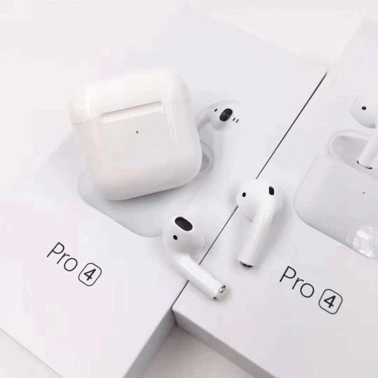 Tai nghe 5.0 bluetooth pro 4 nhỏ không dây tiện dụng