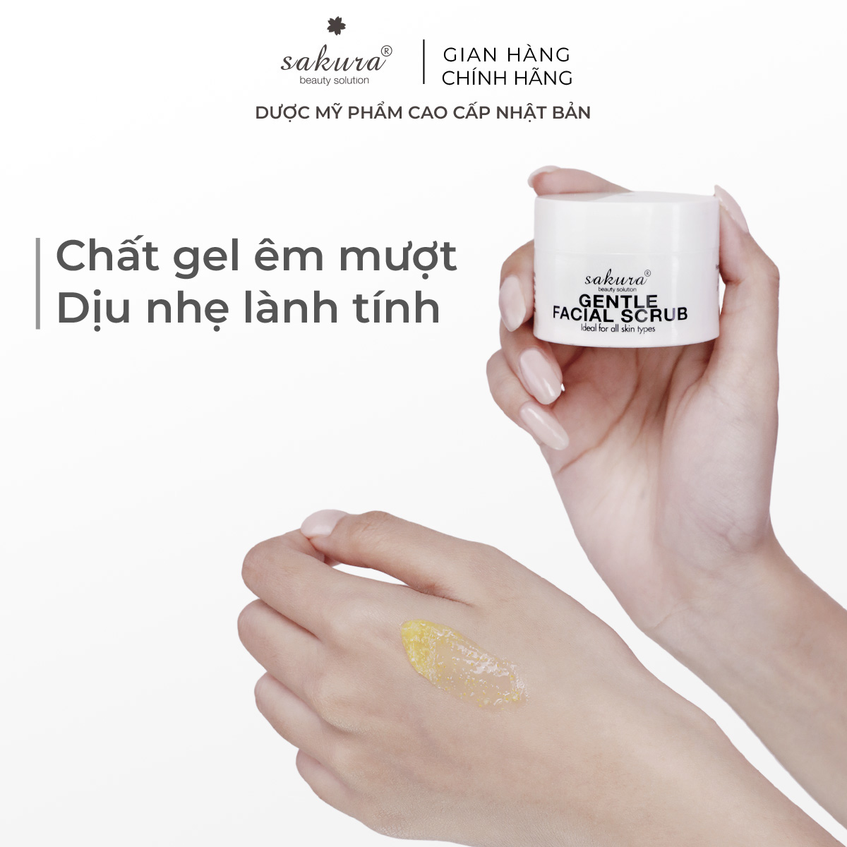 Tẩy tế bào chết da mặt Sakura Gentle Facial Scrub 30ml