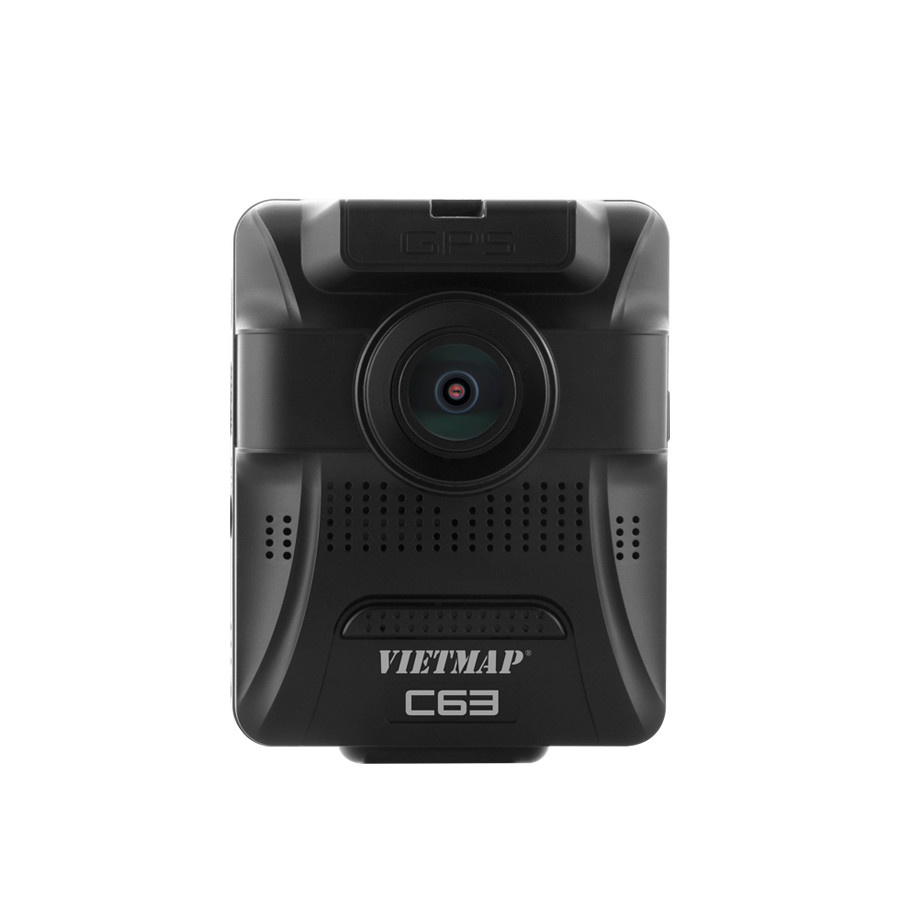 Camera Hành Trình Ô tô Tự Lắp Dễ Dàng Thế Hệ Mới - Ghi Hình Trước Và Trong Xe Full HD 1080p Hồng Ngoại Tích Hợp Cảnh Báo Giao Thông Bằng Giọng Nói Wifi Tích Hợp Thẻ Nhớ 32GB VIETMAP C63 - Hàng Chính Hãng