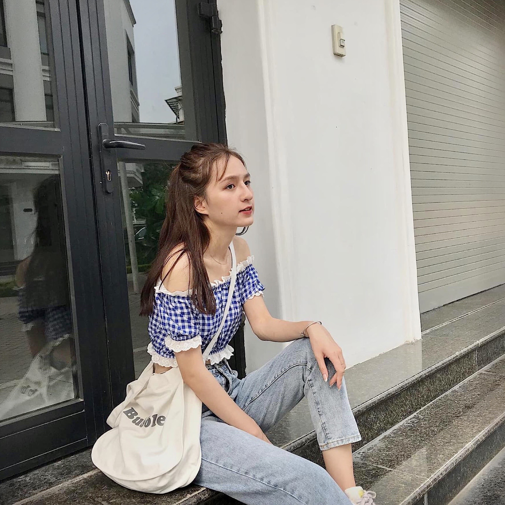 Túi tote vải Bubble