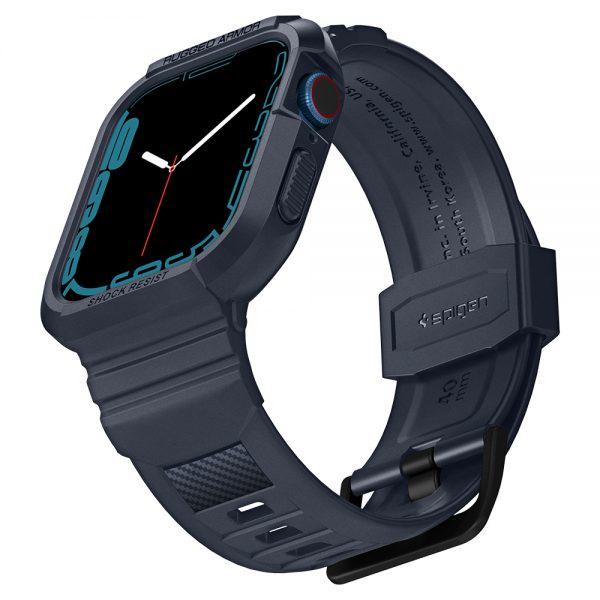 Ốp kèm dây SPIGEN Rugged Amor dành cho Apple Watch Series Chống trầy xước tăng thêm vẻ đẹp hiện đại Hàng Chính Hãng