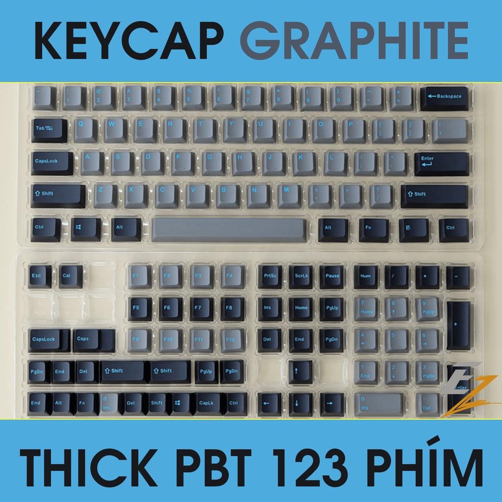 Keycap Cho Bàn Phím Cơ Graphite OEM Profile 123 Phím